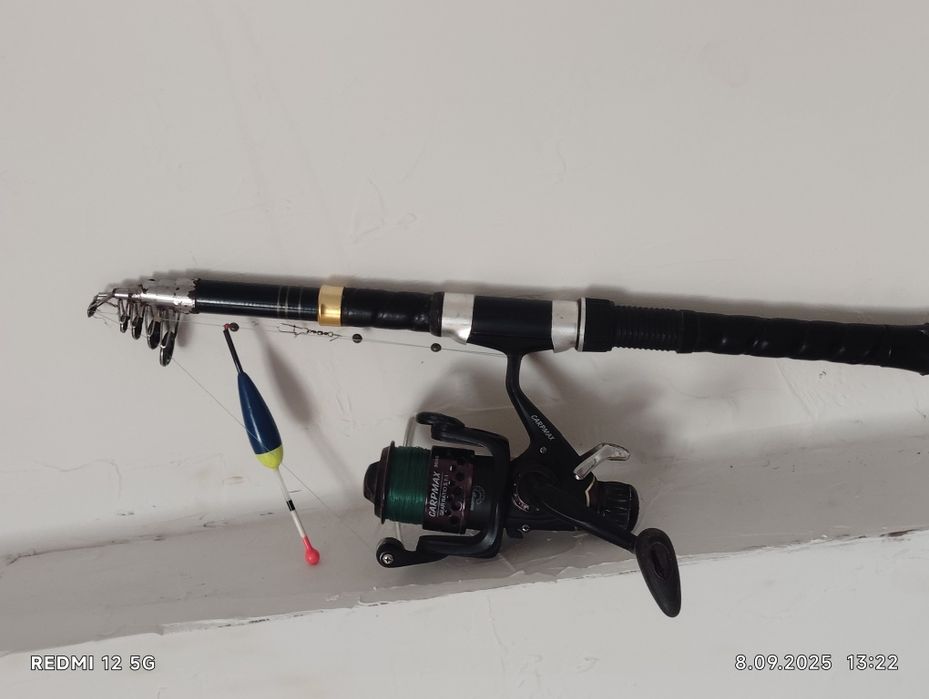 Wędka uzbrojona stan dobry