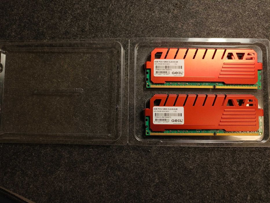 Memória RAM Geil 8gb (2x4Gb) | 1600 Mhz | DDR3