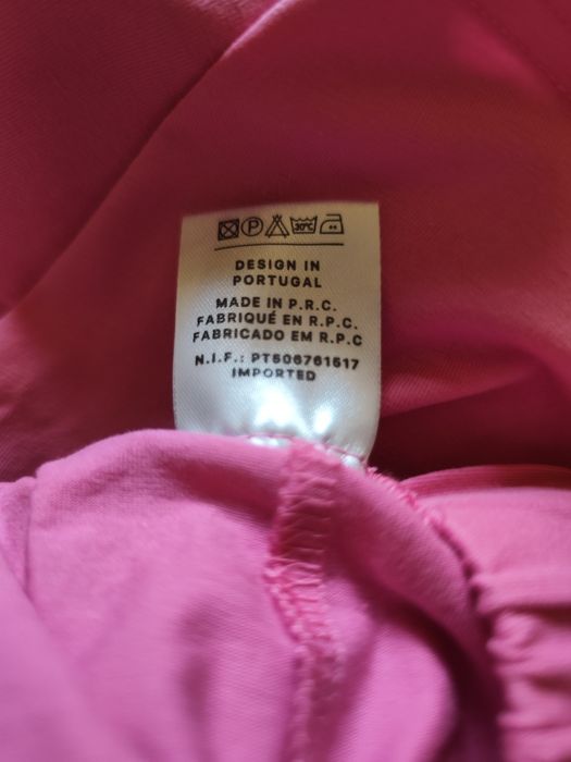 Calções rosa de menina