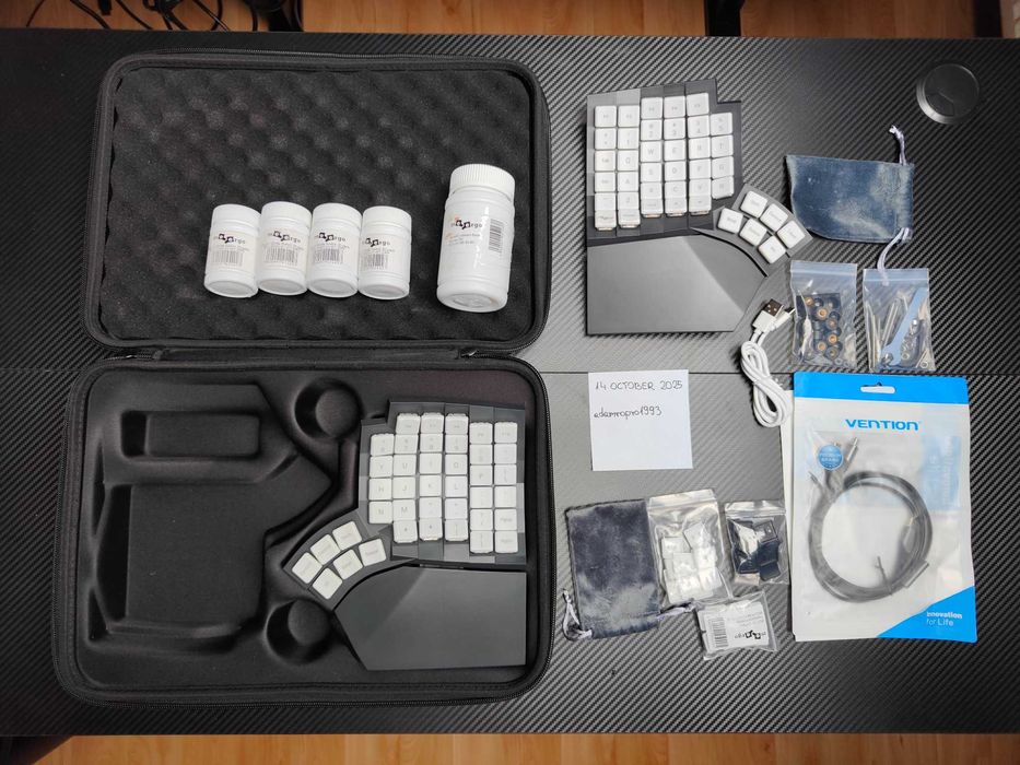Klawiatura Ergonomiczna Moergo Glove80 TACTILE + Zestaw Premium