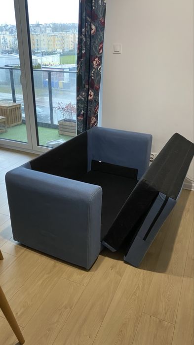 Kanapa Sofa Ikea Askeby rozkladana 2-osobowa niebieska Stan bdb Gdynia