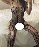 B001 BIELIZNA erotyczna bodystocking body komplet sexy strój XS/L
