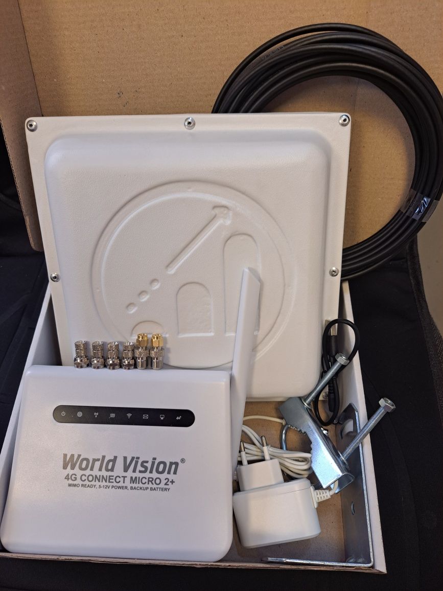 Комплект мобільного 4g інтернету роутер World vision micro2 + з АКБ