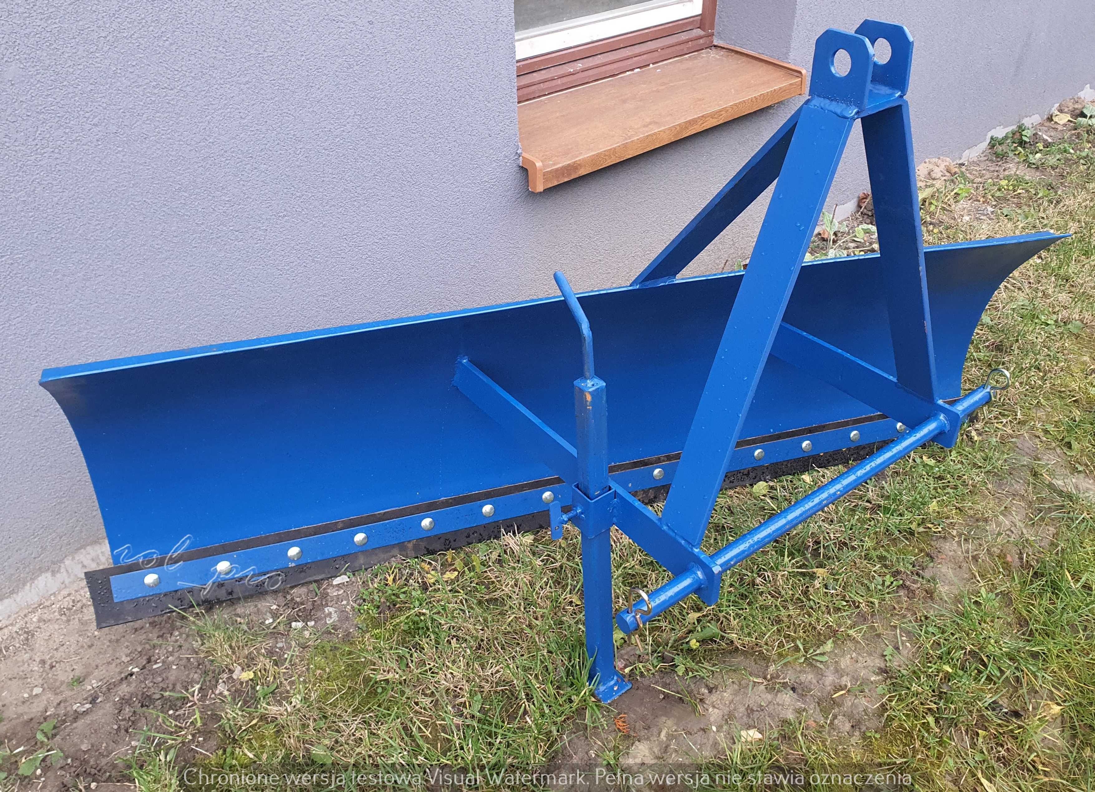 NOWY ciągnący / spychający - pług do śniegu na tył traktora odśnieżacz