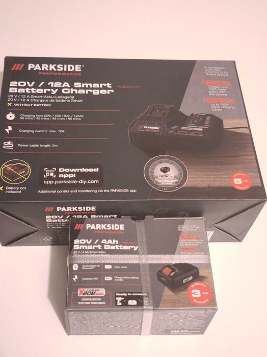 Pack Ultra 20V 12.0Ah Parkside * NOVOS *