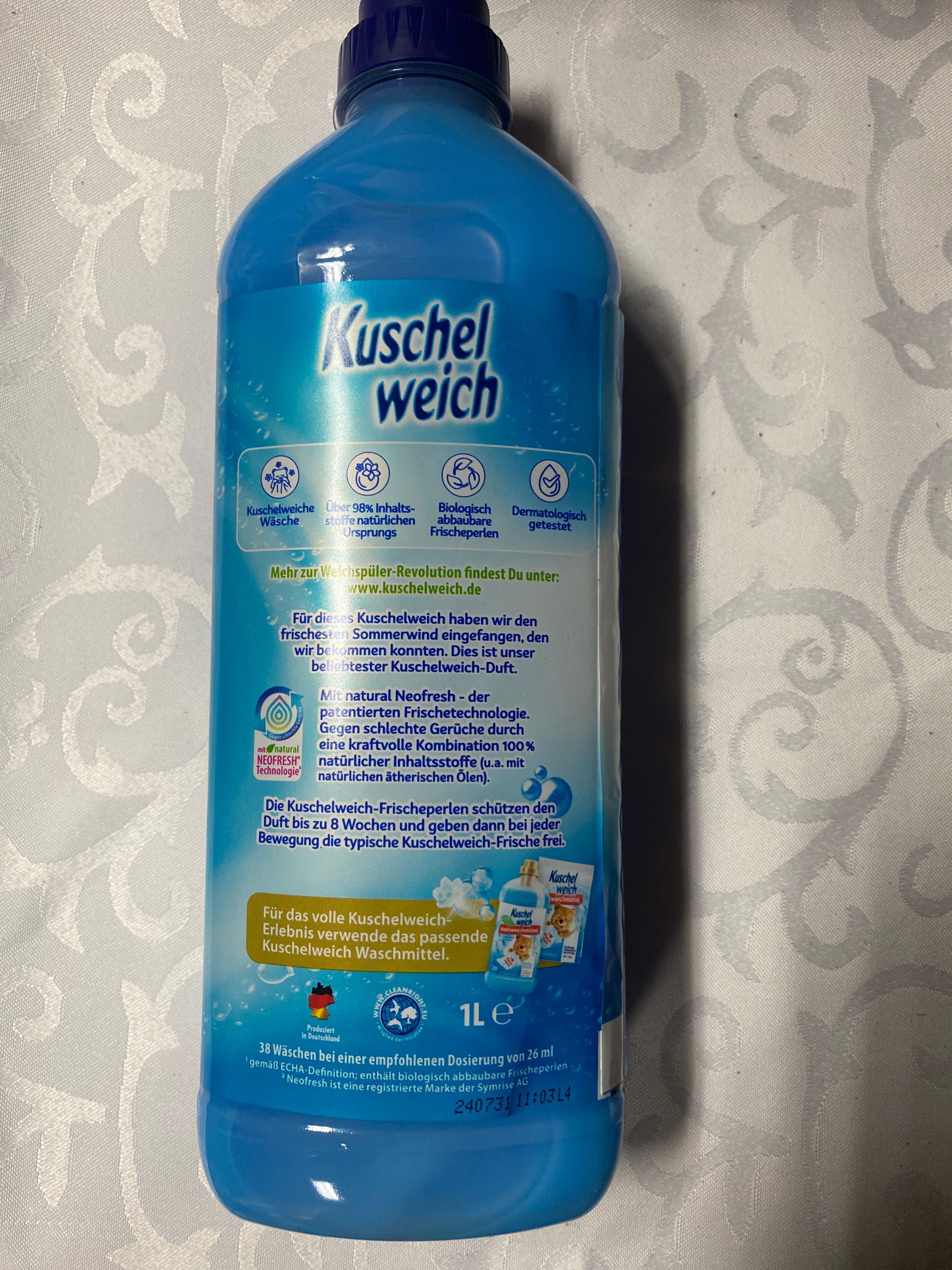 Płyn do płukania Kuschel Weich 1 l 38 pran