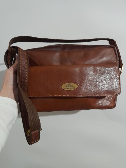 Жіноча шкіряна сумка багет Rowallan через плече