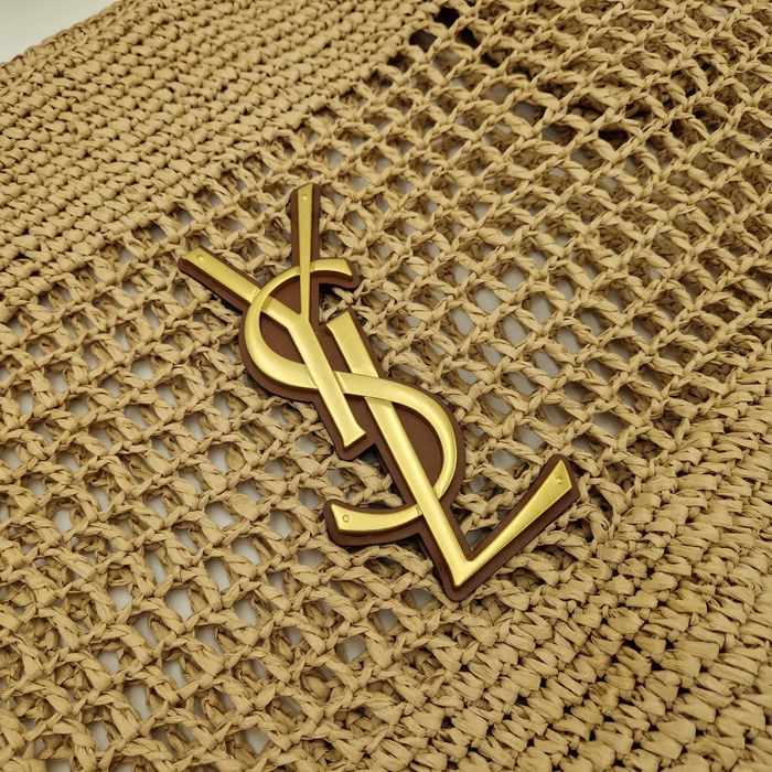 сумка шоппер Saint Laurent Panier Large Raffia Tote Bag