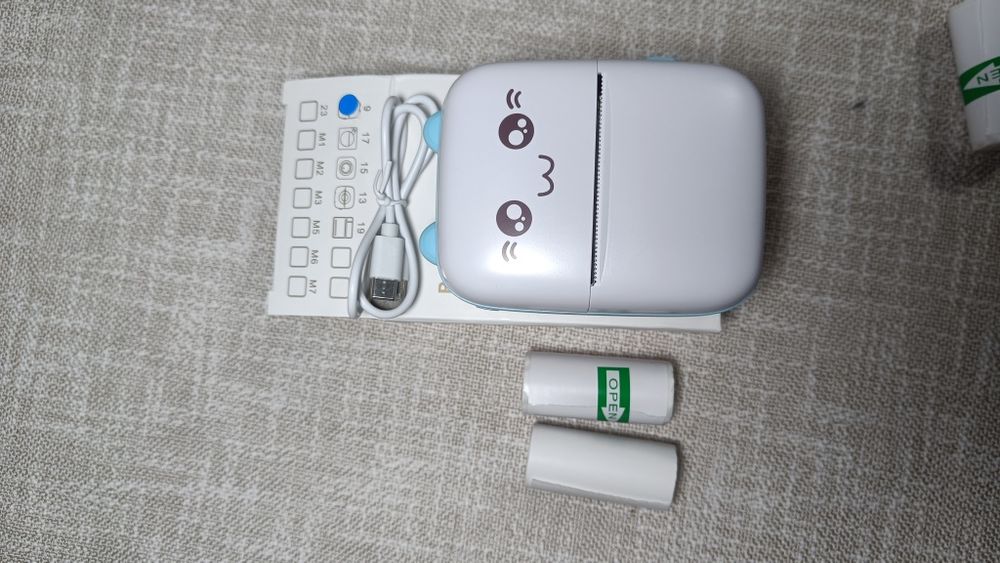 Портативний термопринтер JETIX Mini printer з великим набором