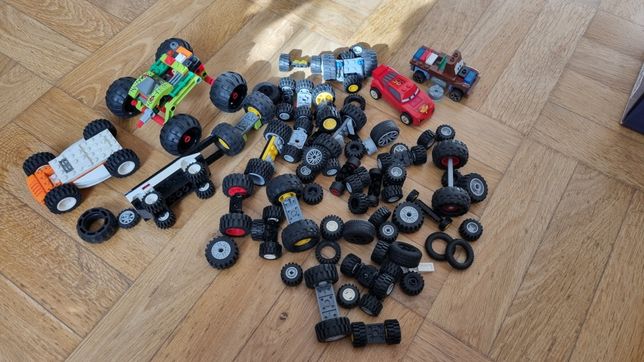 LEGO, koła, opony elementy aut, inne