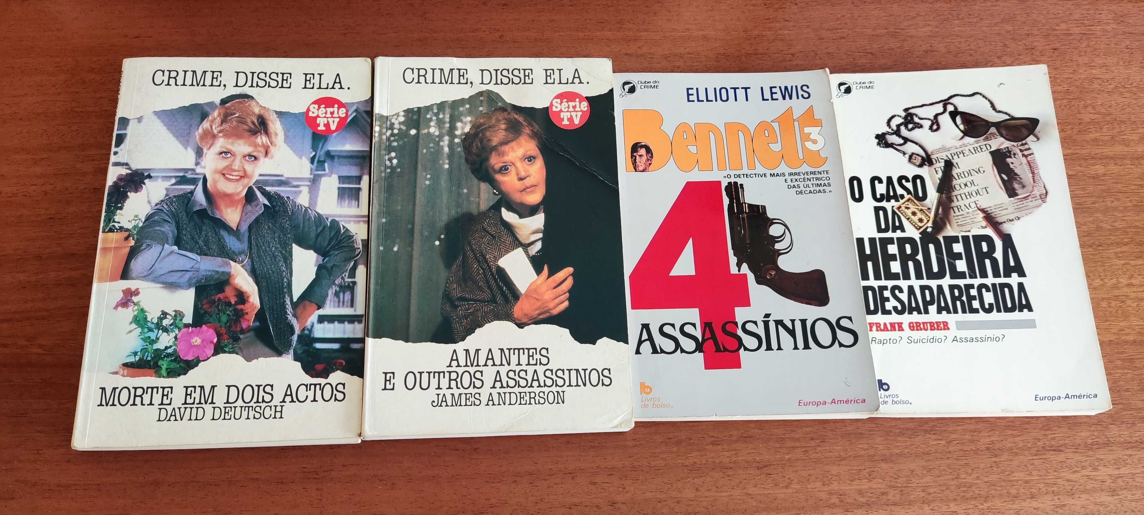 Livros Agatha Christie, Clube do Crime e outros