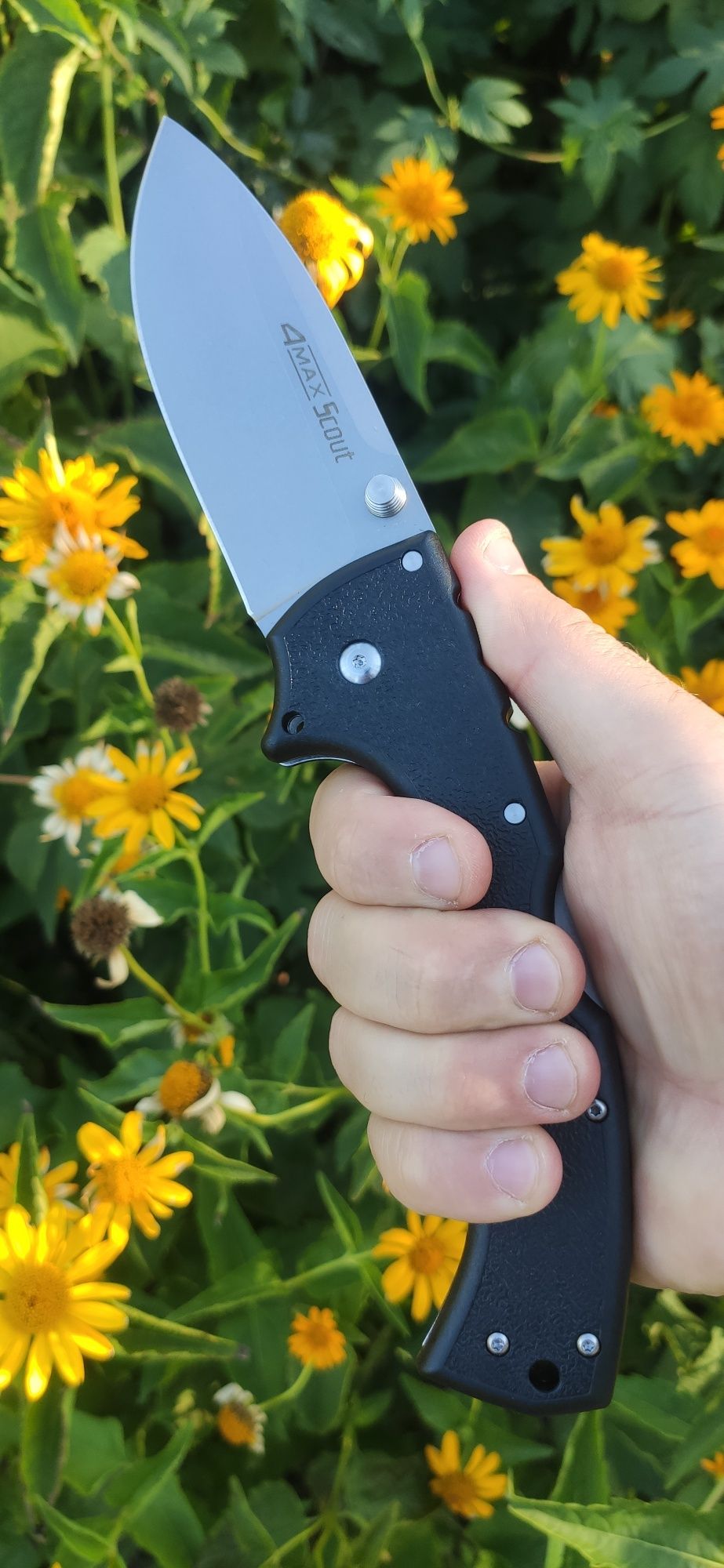 Cold Steel 4-Max Scout, карманный ломик со сталью клинка AUS-10