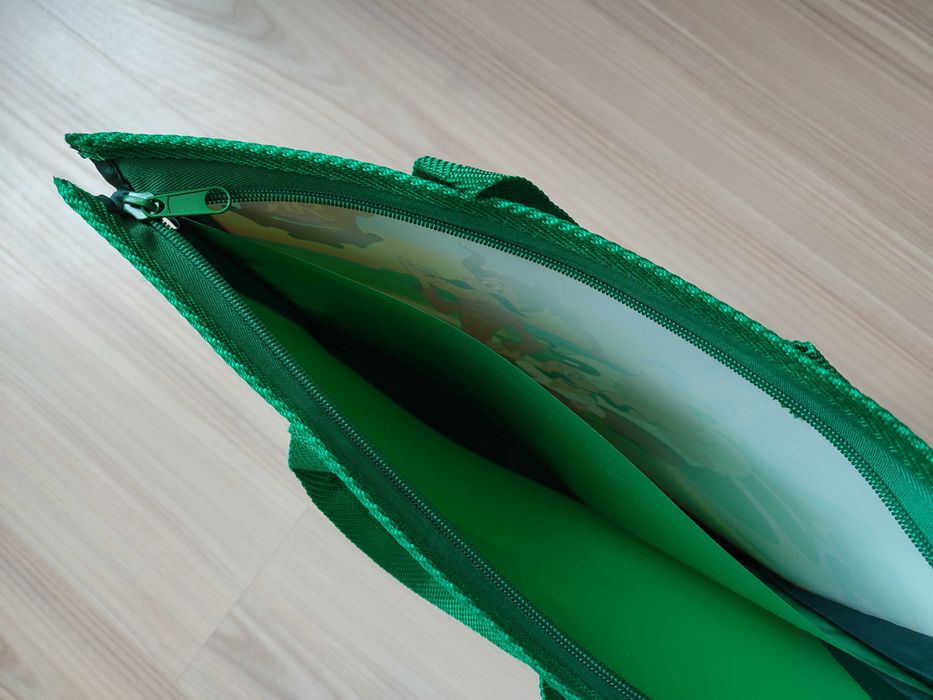 Папка-портфель з ручками на блискавці