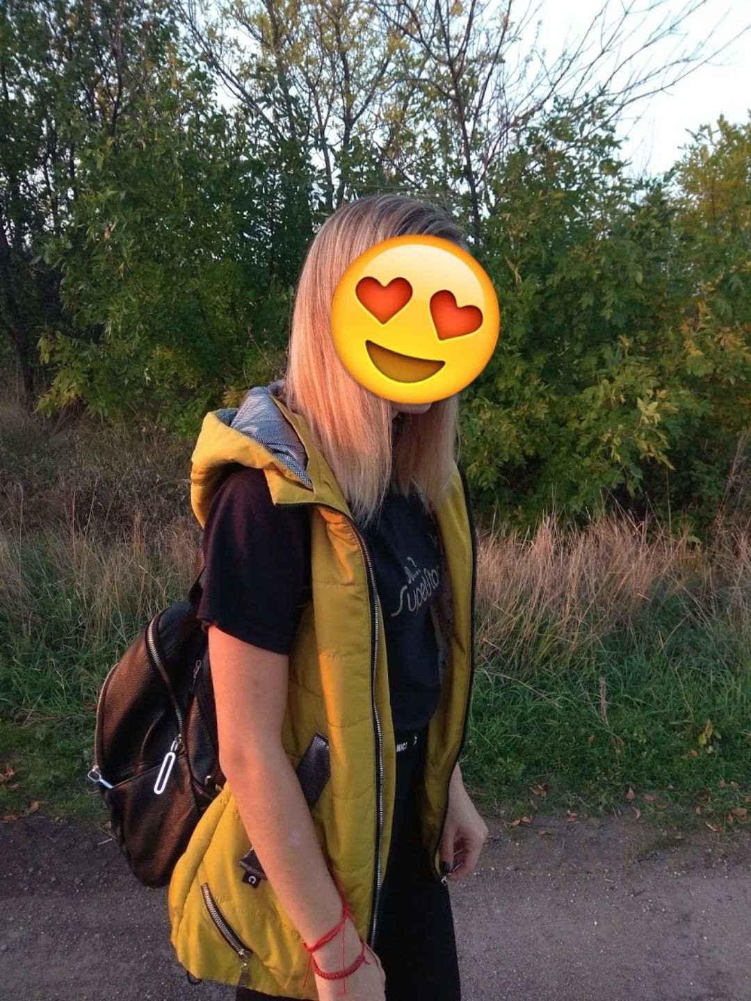Куртка - желет для дівчинки