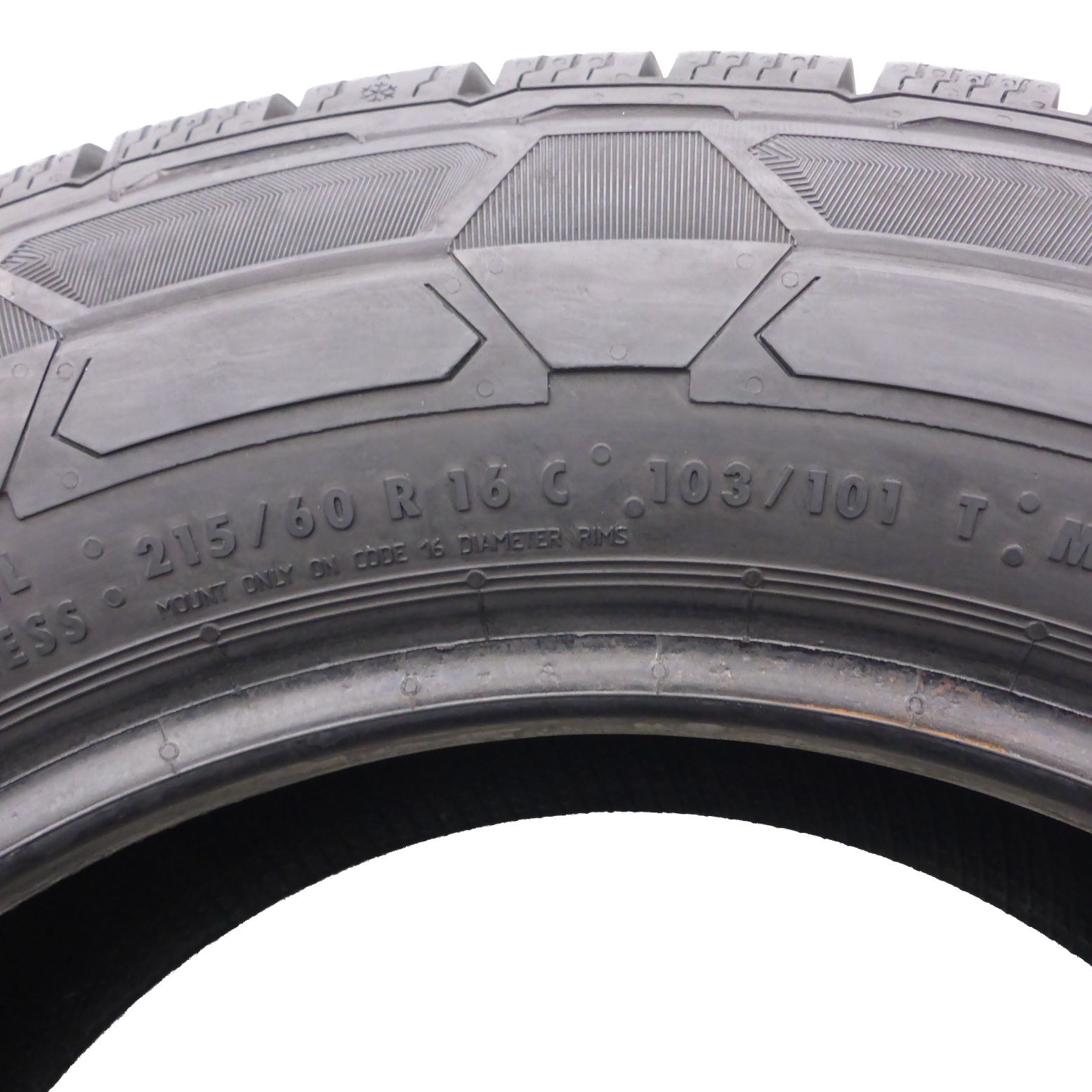 215/60/16C Continental 215/60R16C 103/101T Van Zima 9mm 2017 Jak Nowe