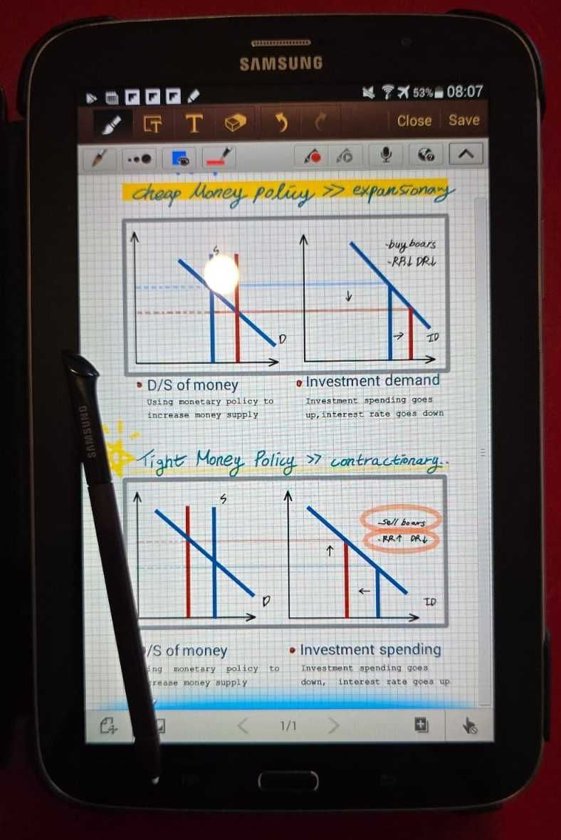 Tablet Samsung Galaxy Note 8.0 com caneta e embalagem de origem