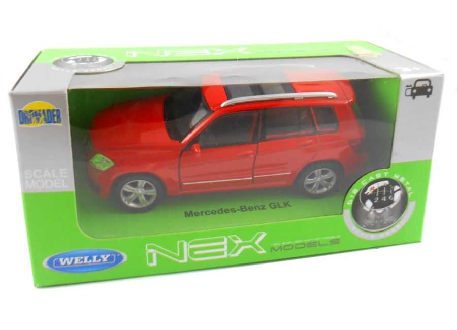 Mercedes Benz GLK model WELLY 1:34 czerwony