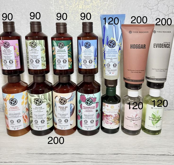 Гелі для душу Ів Роше. Скраб