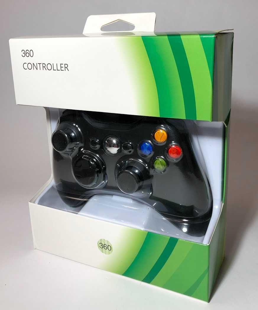 Pad PC XBOX 360 przewodowy kontroler USB czarny * Video-Play