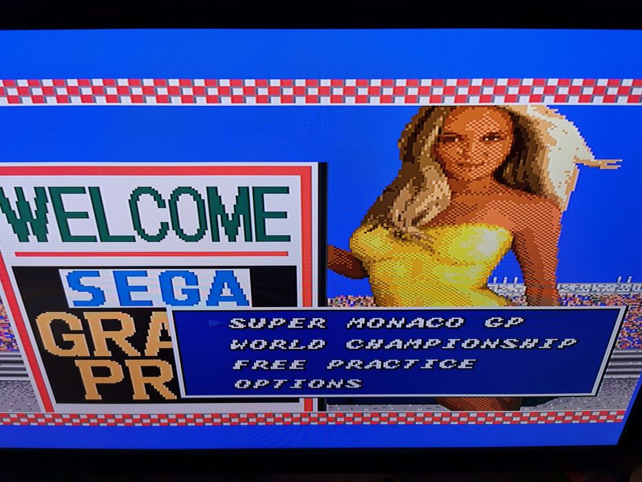 Super Monaco F1 SEGA MEGA DRIVE gra (oryginał testowany) sklep