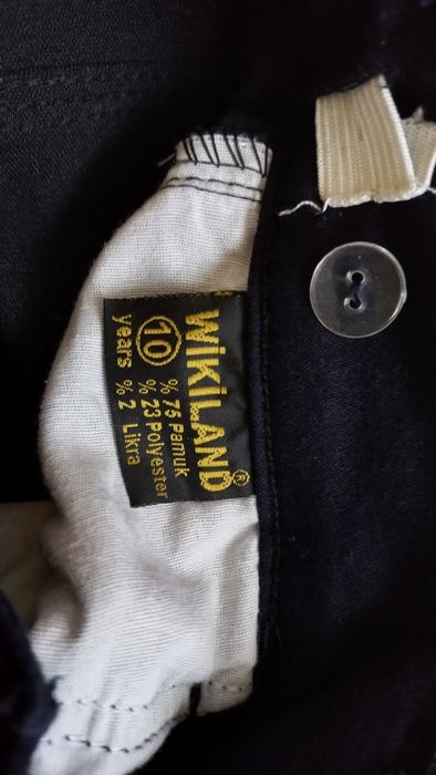 Брюки в школу её а мальчика  синий цвет хлопок