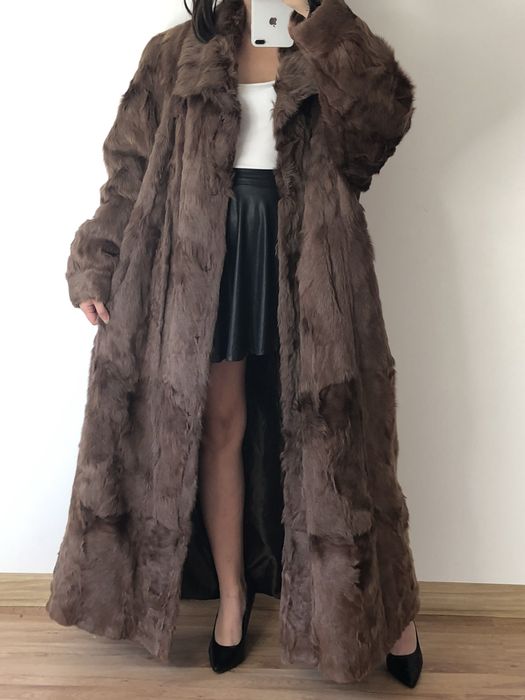 Bardzo dlugie futro naturalne russian style slavic Bili