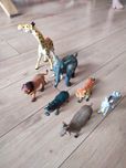 Zwierzęta miniatury zabawki plastikowe