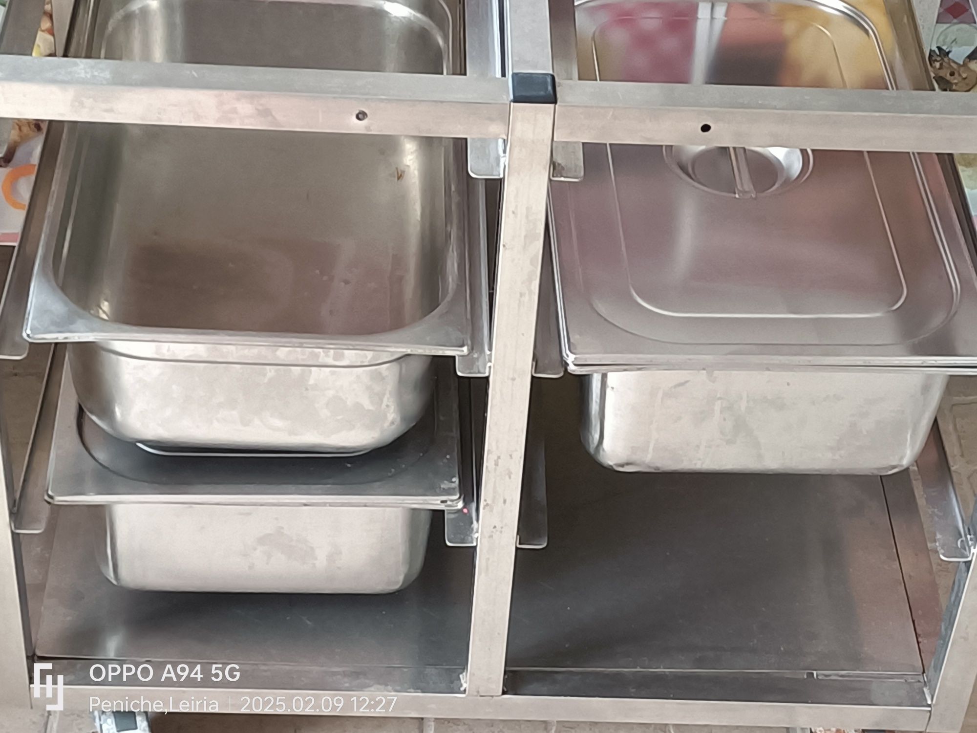 Carrinho Inox para Cozinha & Copa com Tabuleiros
