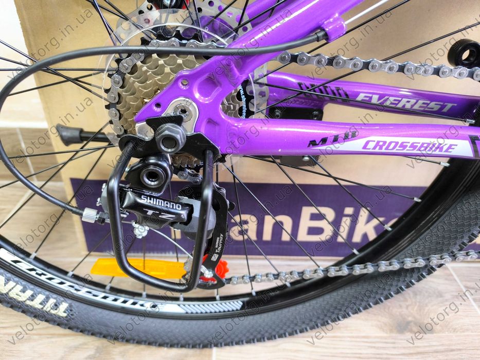 Велосипед Новий Підлітковий Алюмінієвий CrossBike Everest 24"-26"