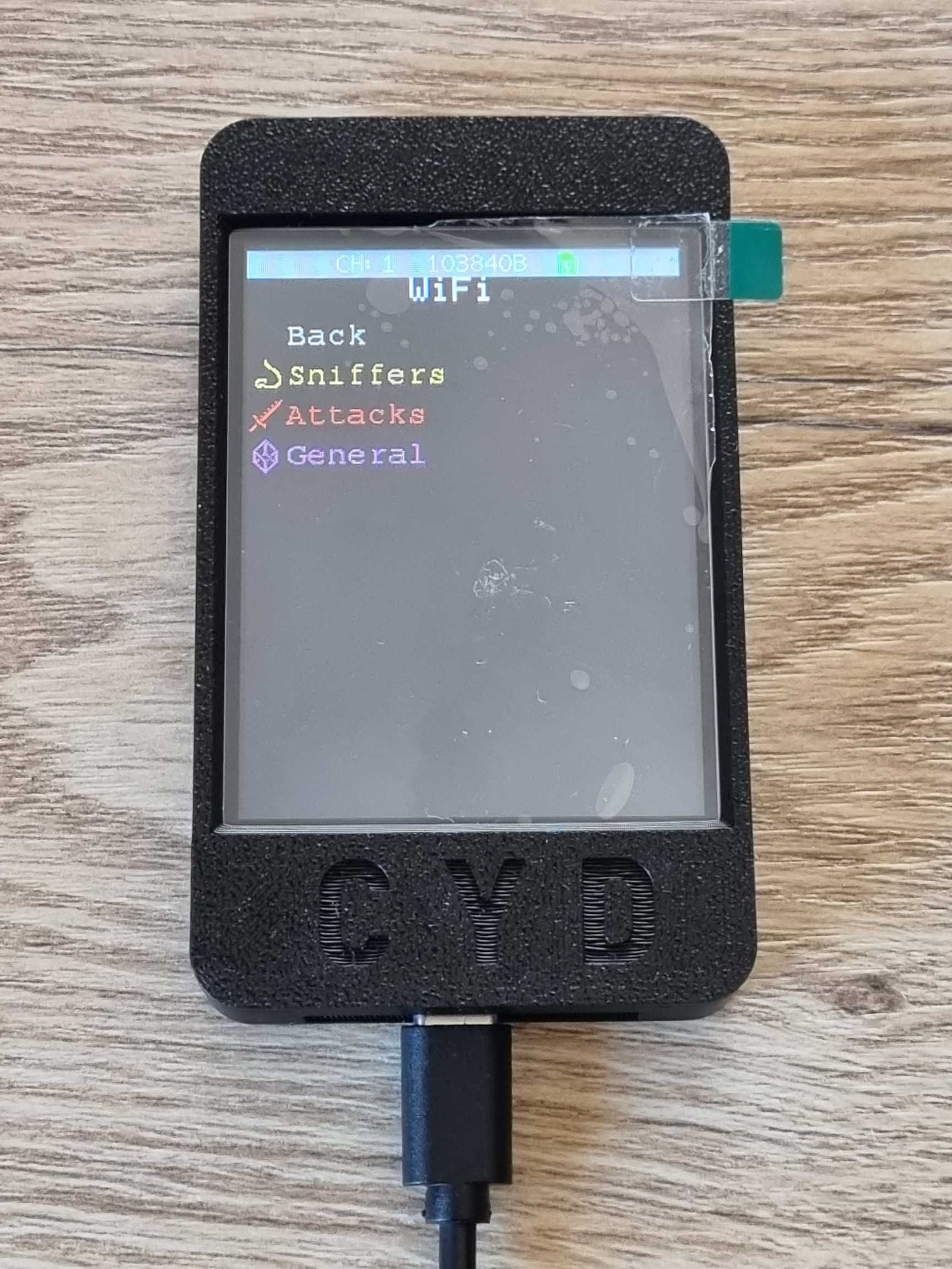 ESP32 Maruder WiFi/Bluetooth Pentest Tool