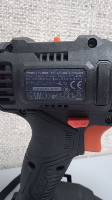 Шуруповёрт Dnipro M CD-12QX