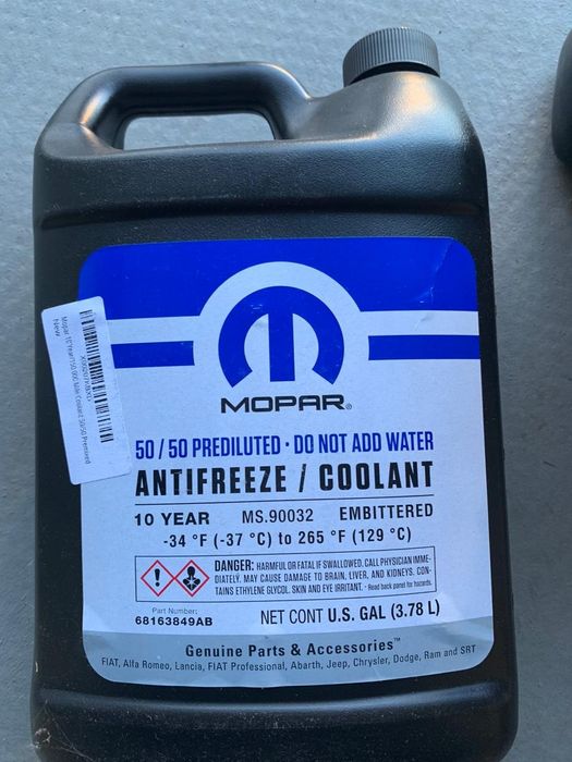 Продам антифриз концентрат оригінал для Jeep,Dodge, Chrysler