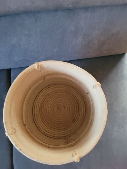 Kosz rattanowy osłonka na doniczkę średnica  28 cm SKLUM