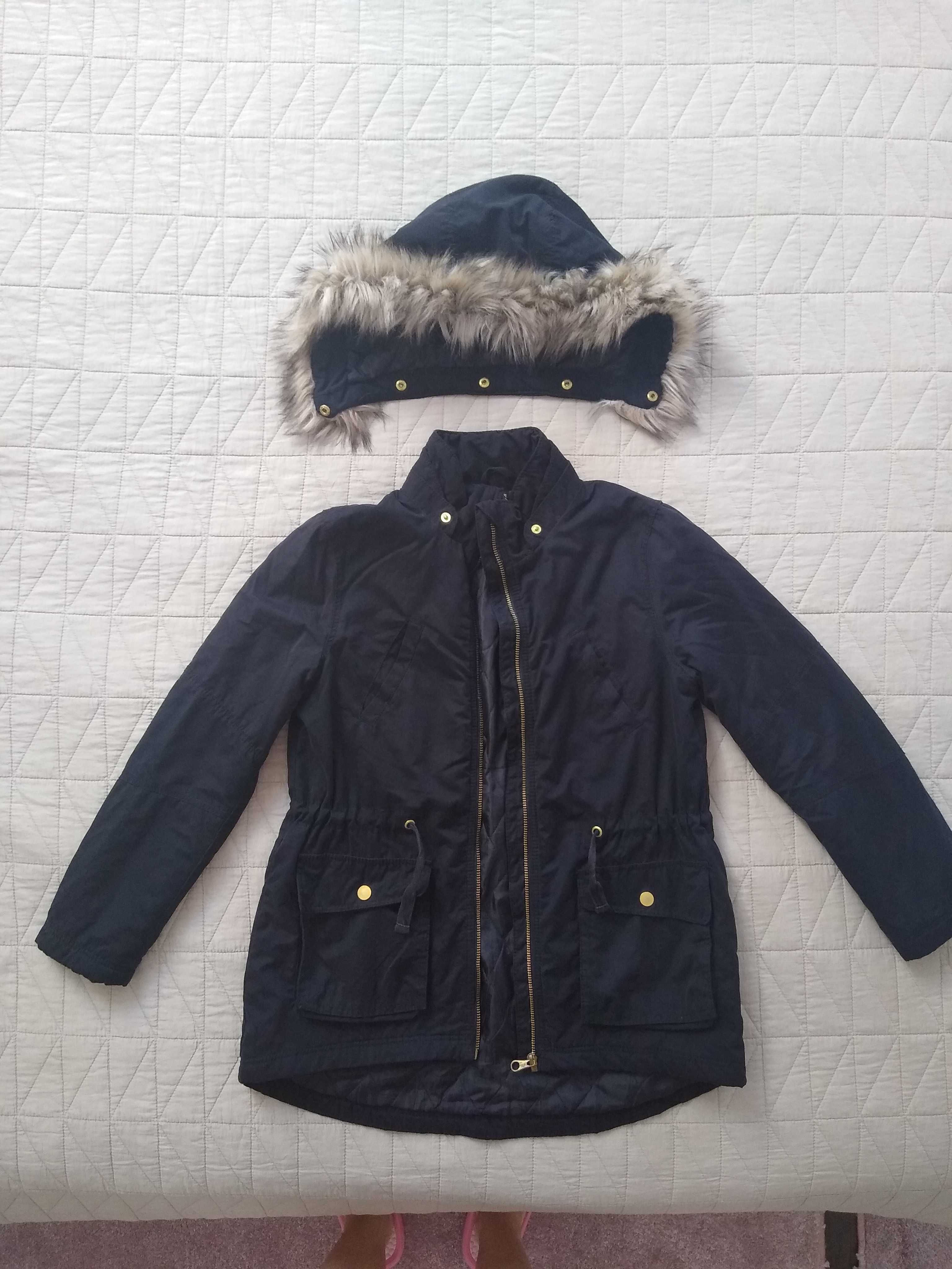 Kurtka (parka) jesienna/wiosenna H&M dla dziewczynki r. 146-152