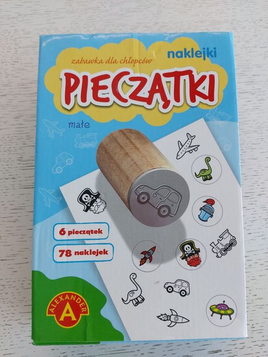 Pieczątki dla chłopca Alexander drewniane stempelki