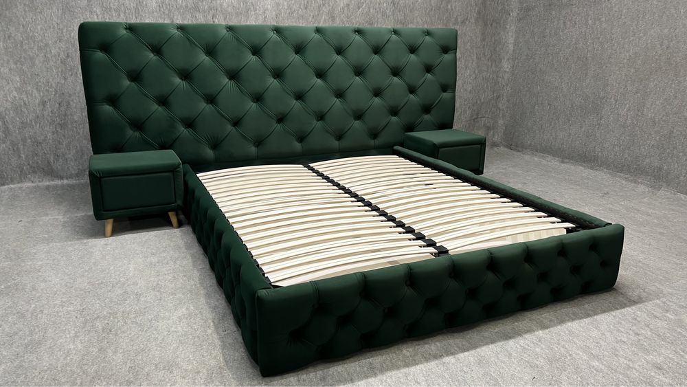 Ліжко 160/200 двоспальне матраси тумбочки Кровать Дивани