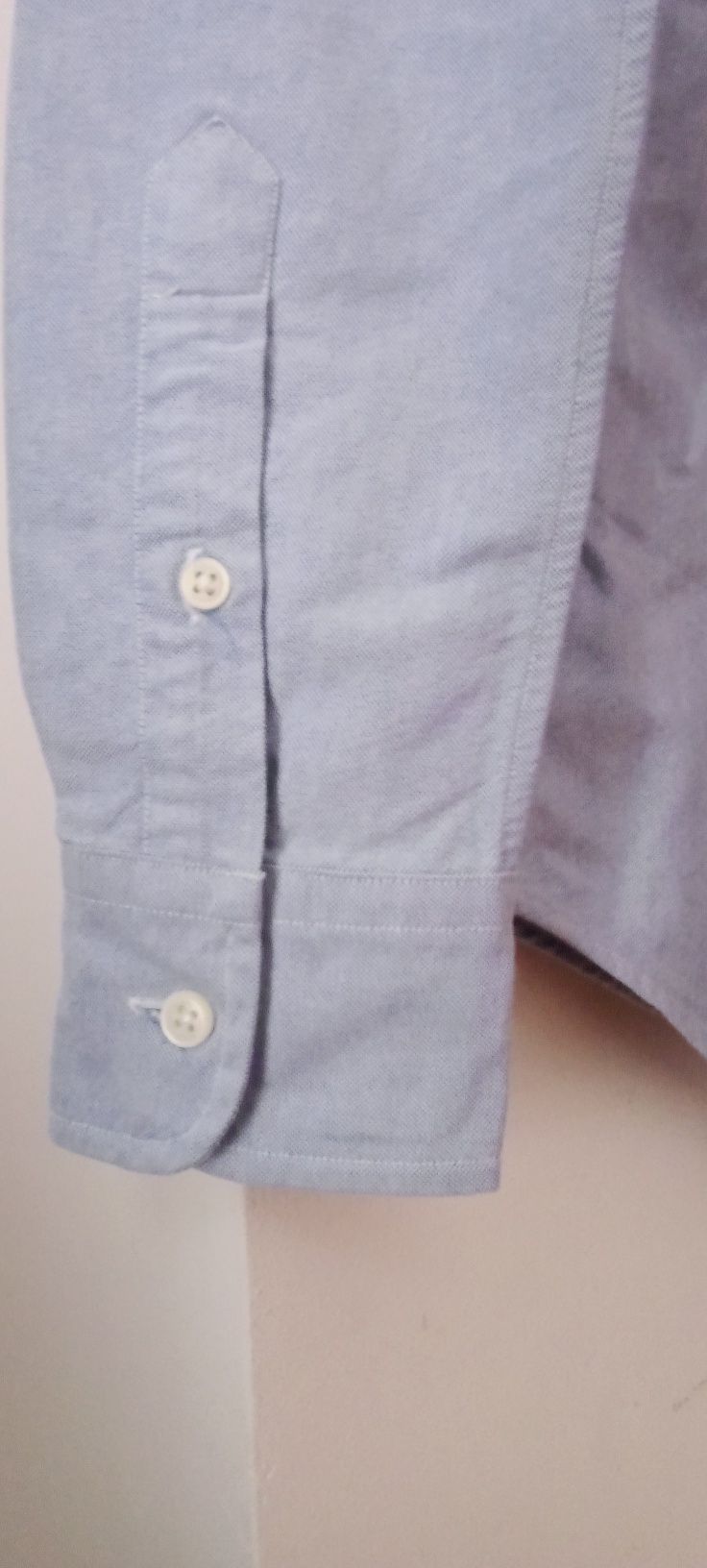 Camisa Oxford azul, Slim fit, XS, Ralph Lauren