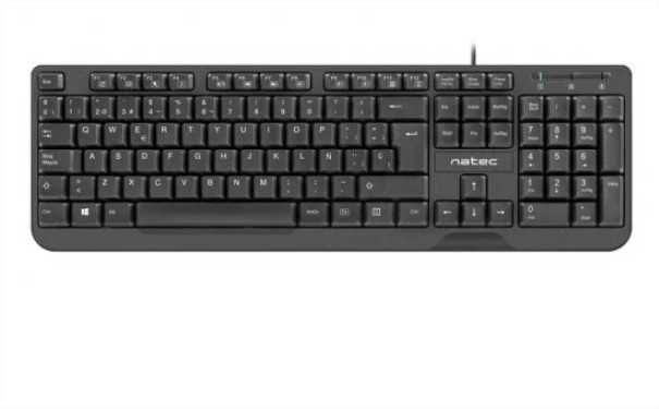 Teclado Natec Trout Slim USB Preto