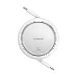 Kabel Baseus Free2Pull zwijany Usb-c / Lightning 20w 1m - biały