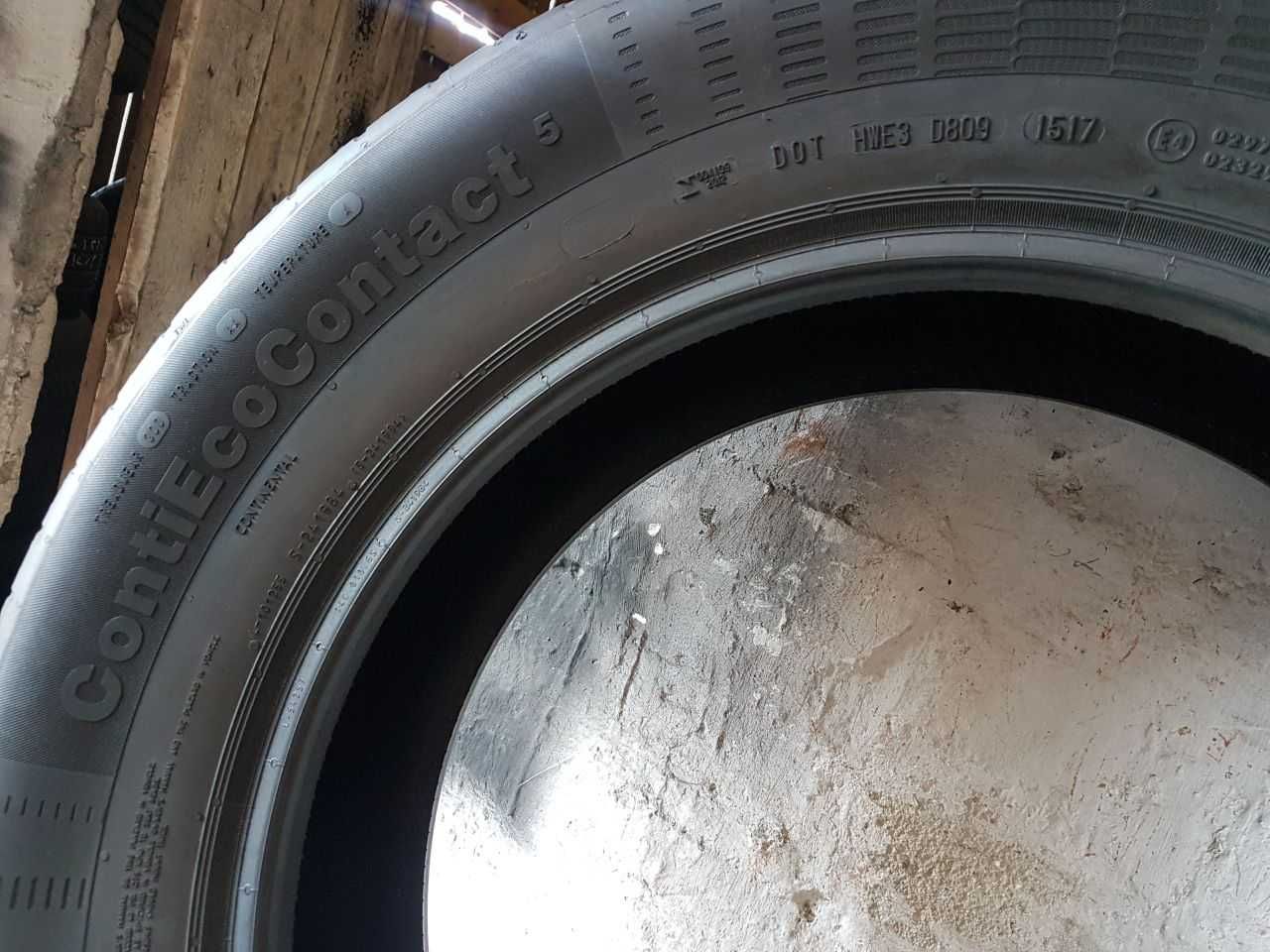 Dwie Opony letnie 215/65R17 6,8mm Continental ContiEcoContact 5