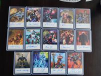 Marvel Skybox 1998 autograph autografy 14 szt. Spiderman X-men Iron Ma