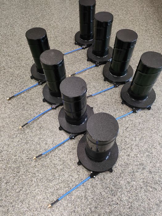 Антена Helix 1.5–1.8ГГц 10dBi RHCP/LHCP (3 витка)