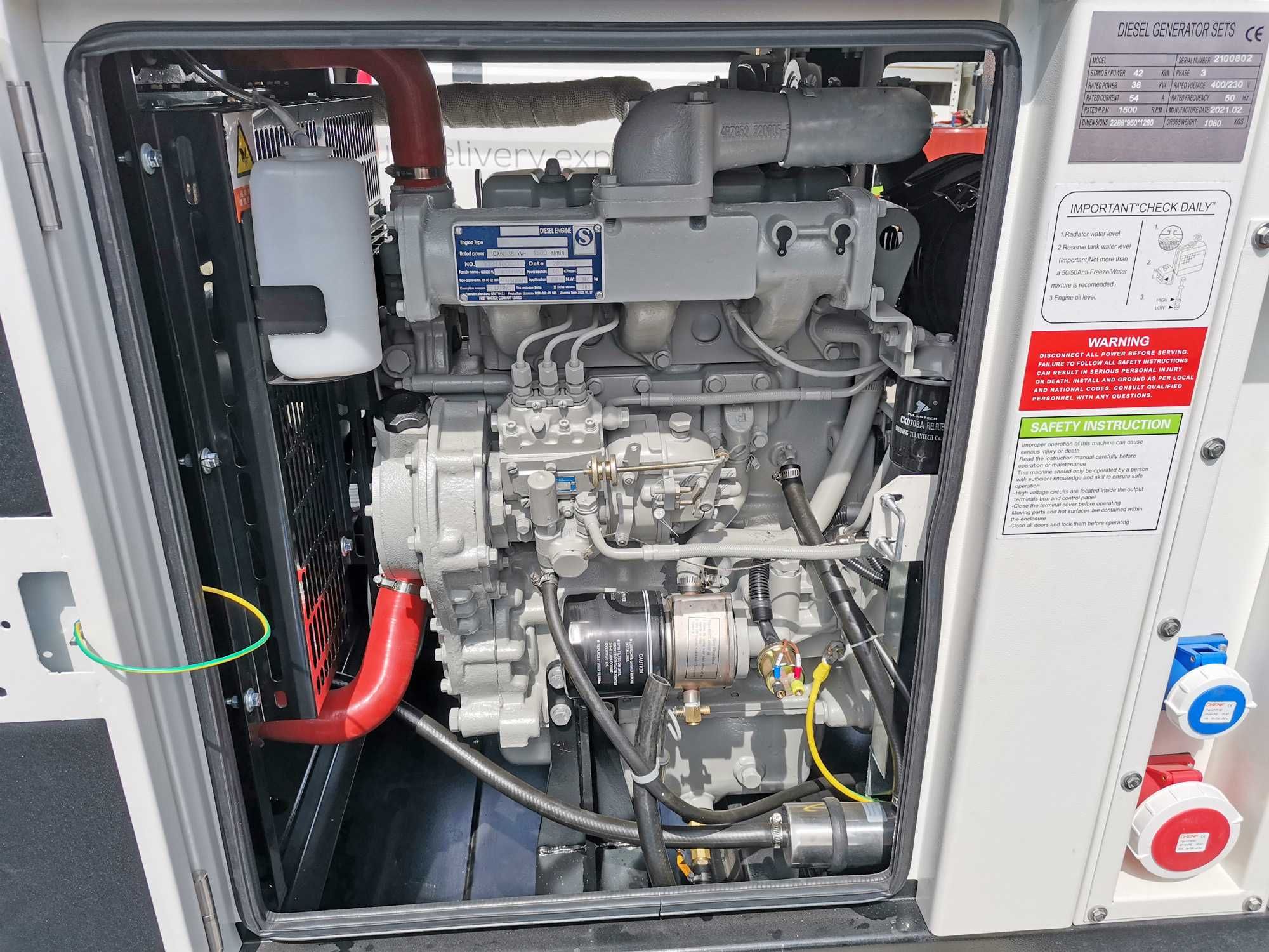 Agregat prądotwórczy 30 / 33kW AVR automatyka SZR nowy
