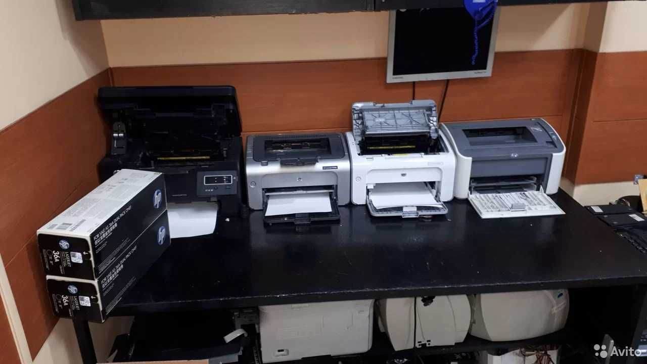 Заправка лайзерних принтерів, ремонт принтерів і чорно-білих