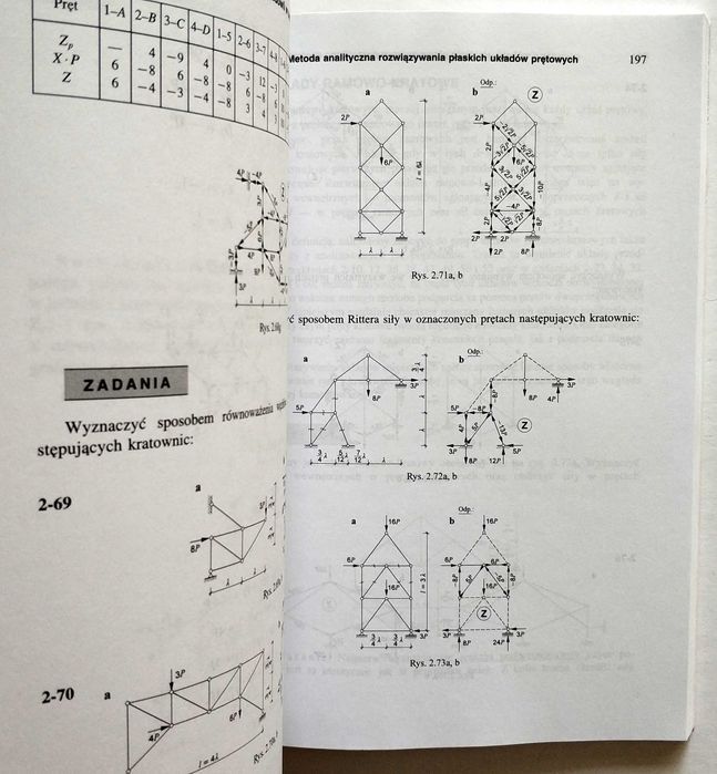 MECHANIKA BUDOWLI w zadaniach. Układy statycznie wyznaczalne, NOWA!
