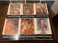 6 Volumes da “História de Portugal” de Joaquim Serrão.