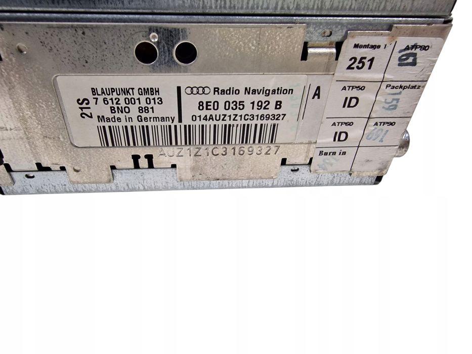 audi a4 b6 nawigacja navigation plus 8e0035192b