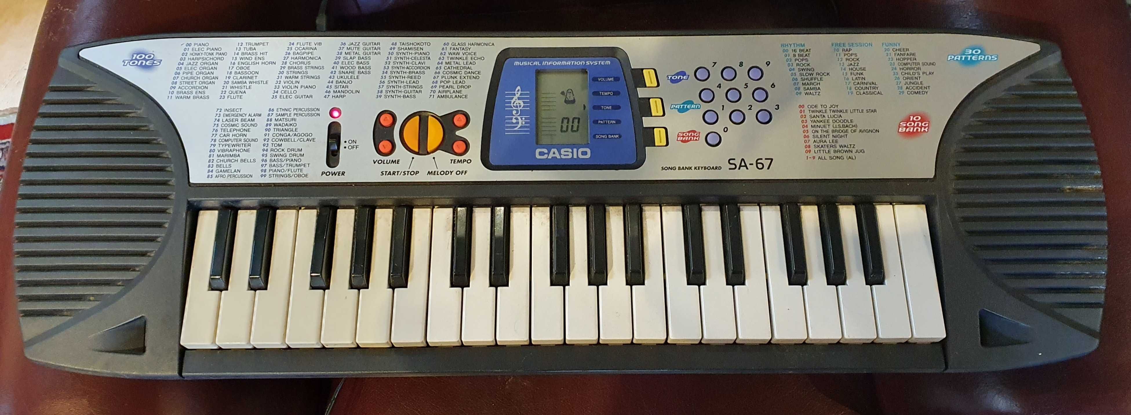 Keyboard Casio do nauki