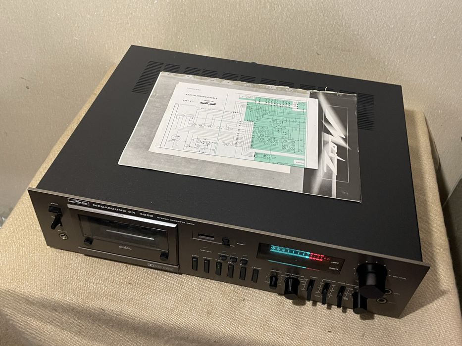 Высококачественная немецкая кассетная дека METZ CX-4962 (2 MOTOR/9кг)