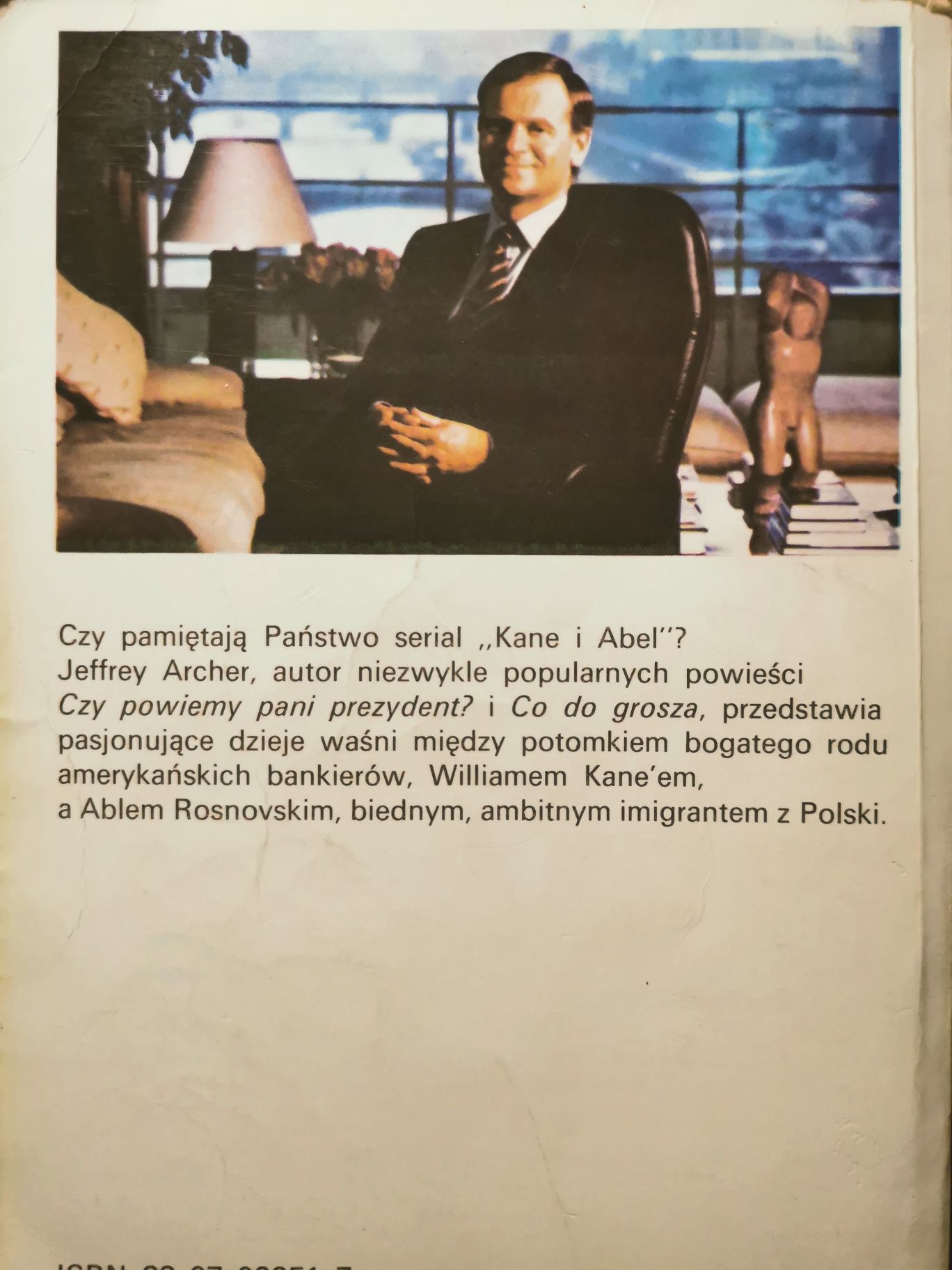 Jeffrey Archer - Kane i Abel , książka, powieść